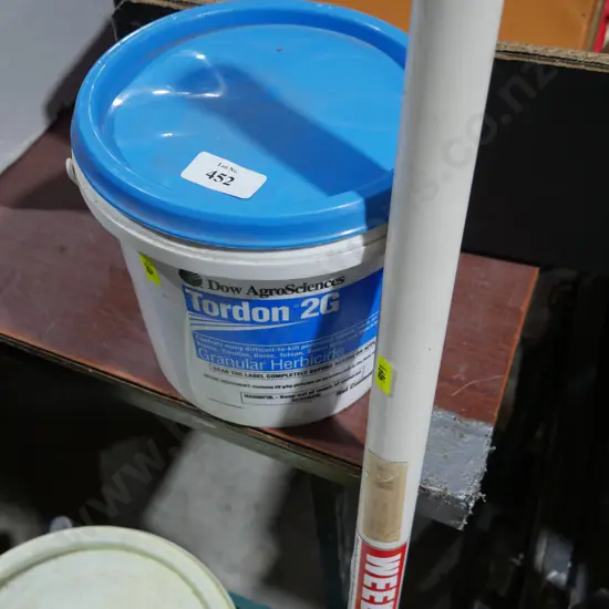 Weedstick and herbicide granules