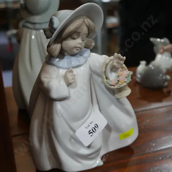 Lladro figurine, young girl