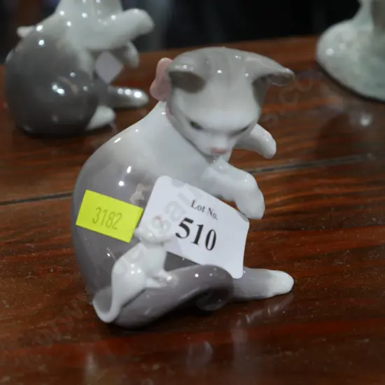 Lladro cat and mouse
