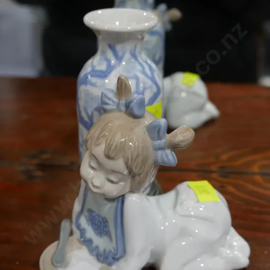 Lladro vase, Nao figurine