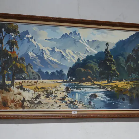 Kevin Webb framed painting