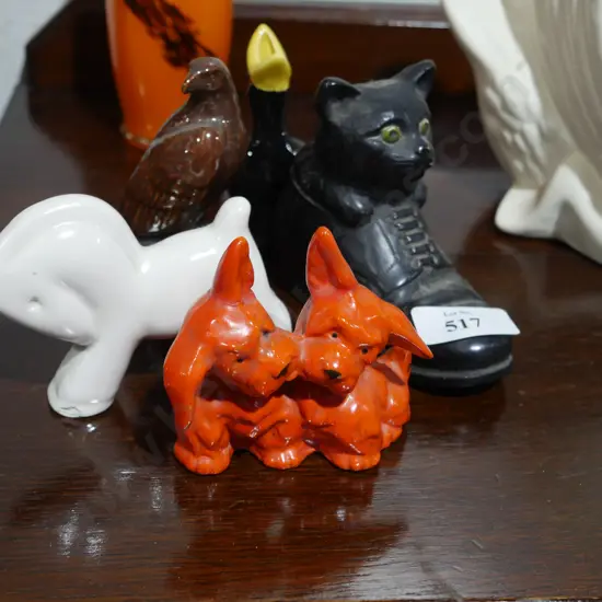 Sylvac cat, pie funnel etc