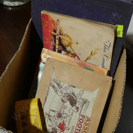 Cigarette card album, show card albums, spaceships planes etc