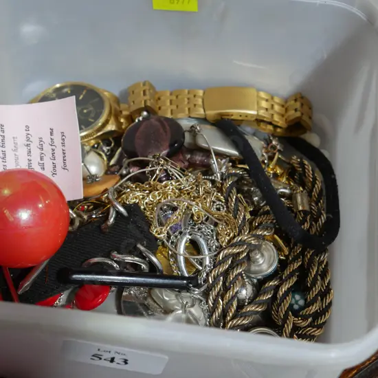 Costume jewellery etc