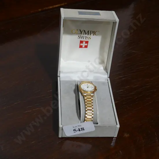 Olympic watch in case