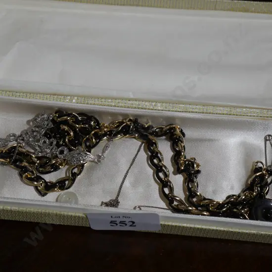 Marcasite necklace etc