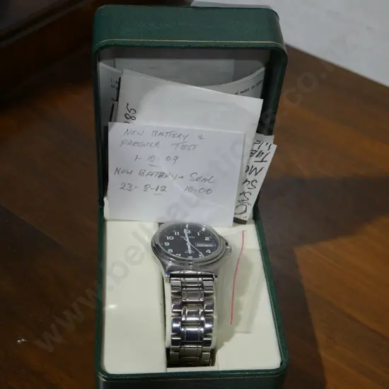 Olympic watch in case