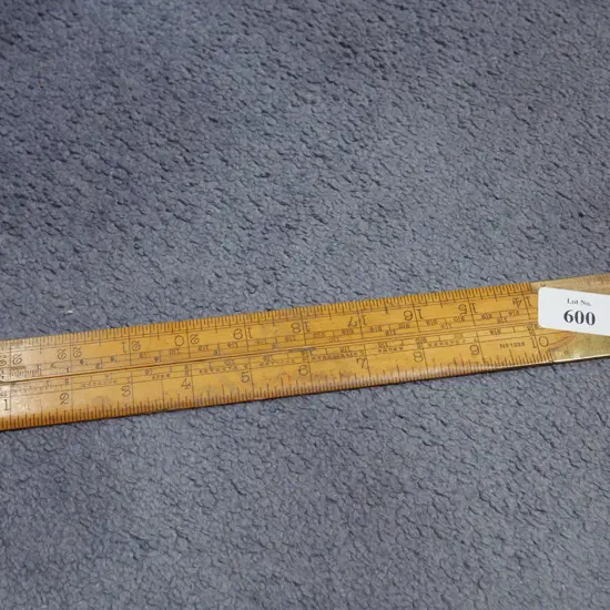 2 foot folding boxwood rule