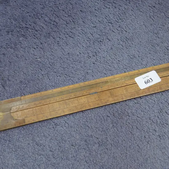 2 foot folding boxwood rule