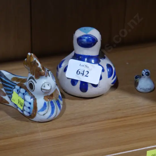 Mexican pottery birds