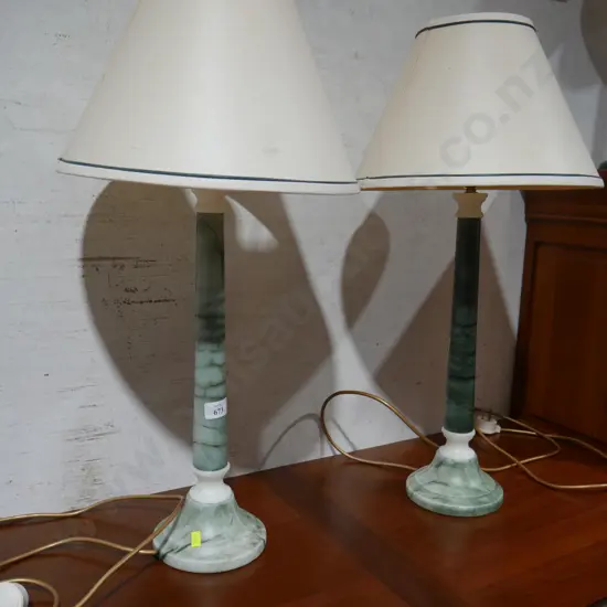 Pair of table lamps