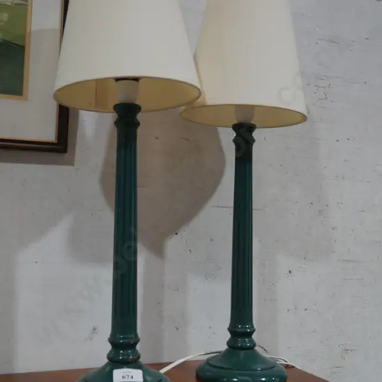 Pair of table lamps