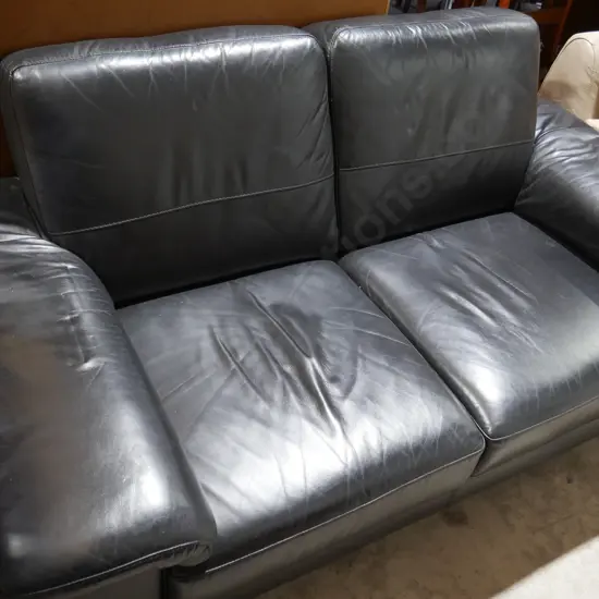 2 seater leather couch