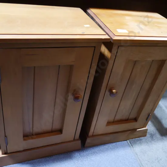 Pair of bedside cabinets