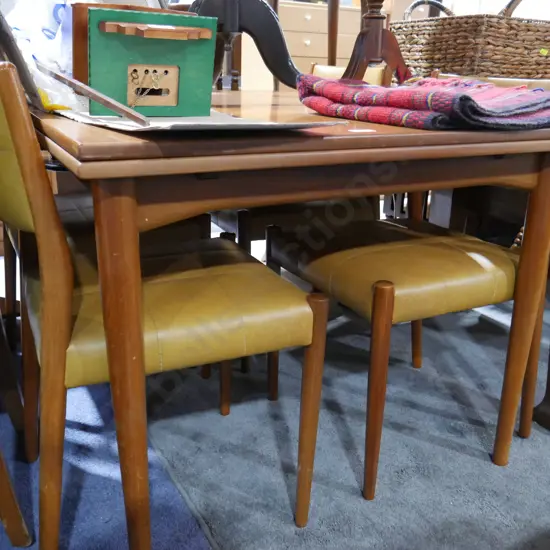 Dining table and 4 chairs