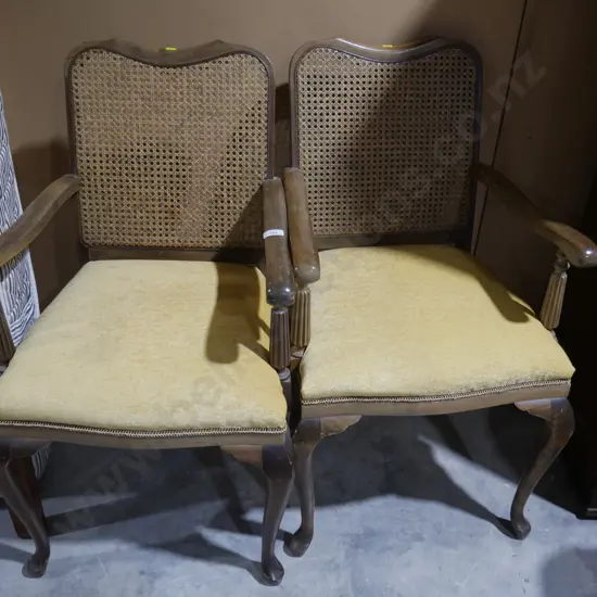 pair elbow chairs
