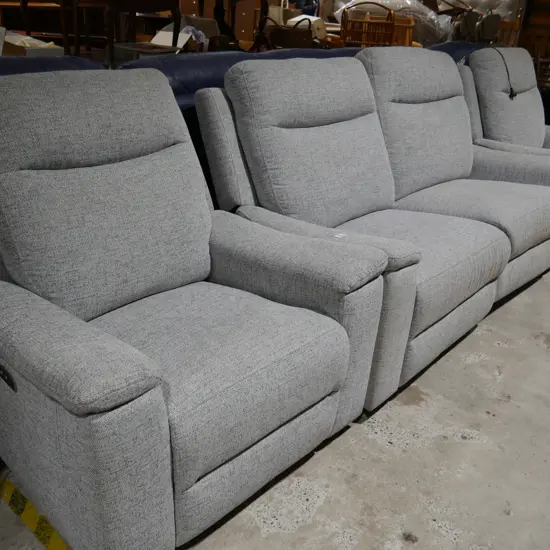3 piece electric lounge suite