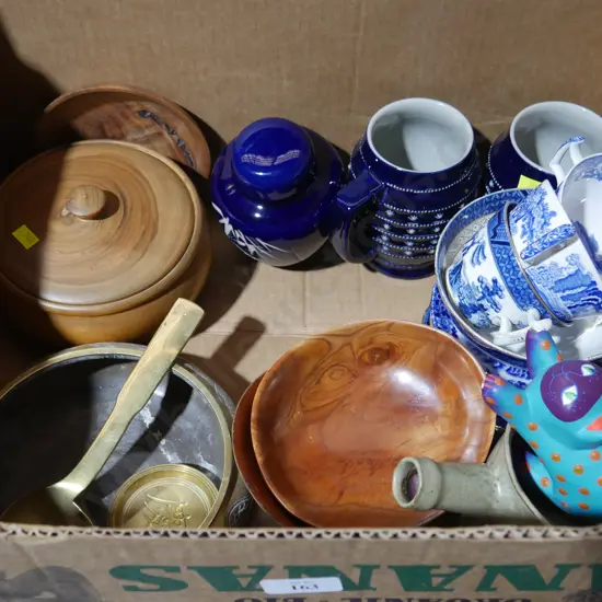 Brass, bowls, etc