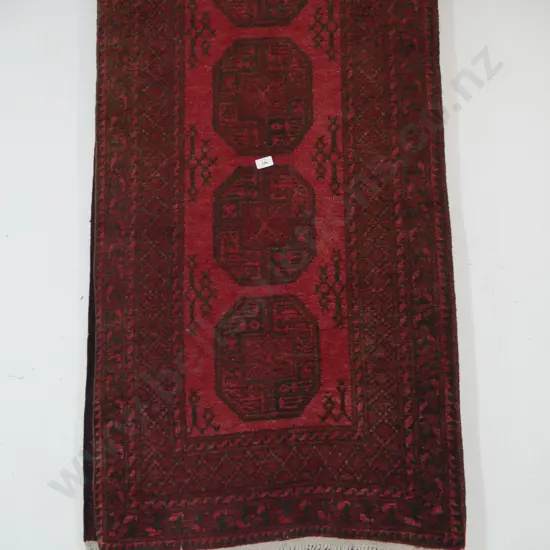 Hand knotted hall runner