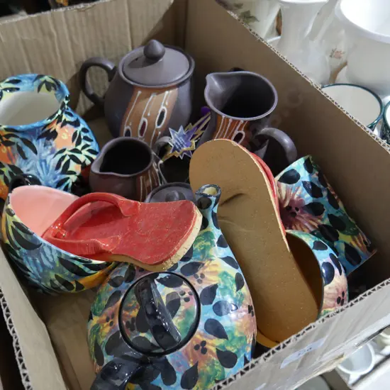 Teapots , jugs , ect