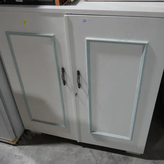 White cabinet