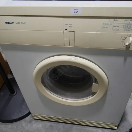 Bosch clothes dryer