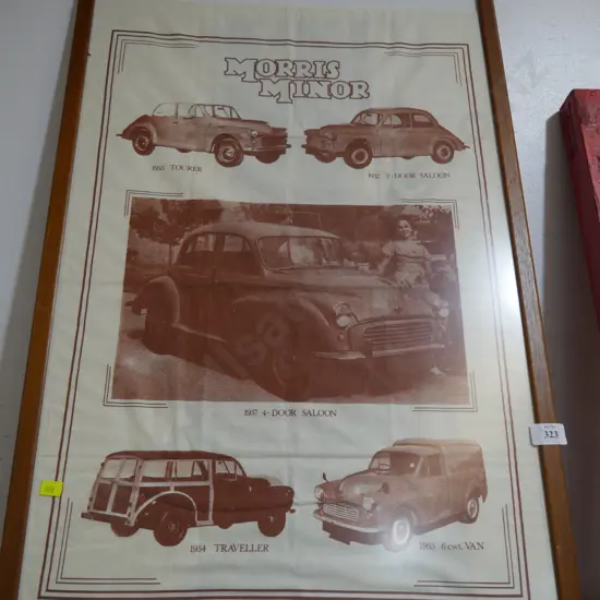 Morris minor tea towel