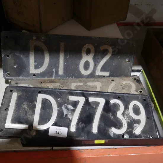 Number plates