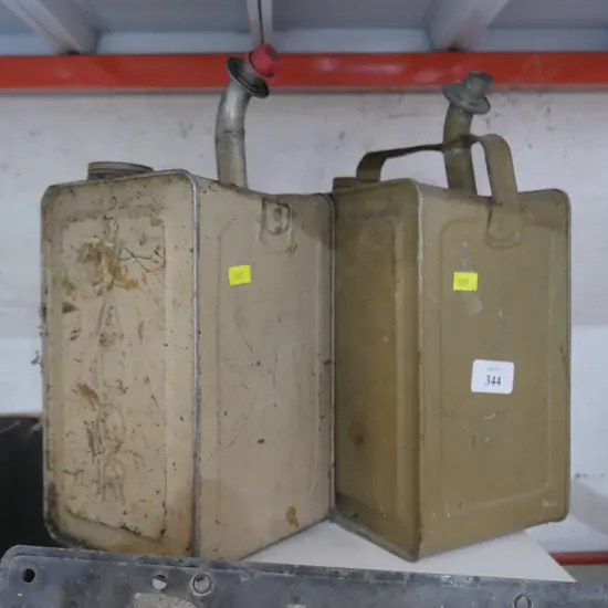 2 petrol cans