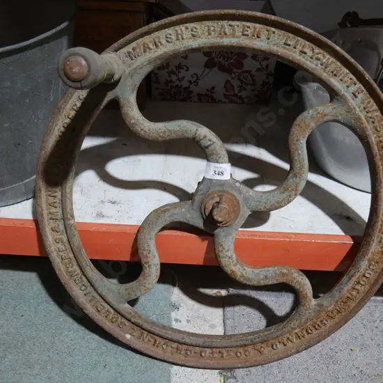 Cast iron wheel