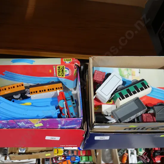 Model trains x2 boxes