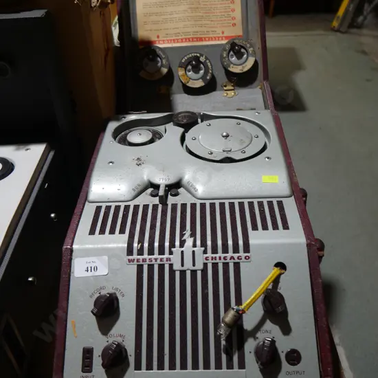 Webster tape recorder