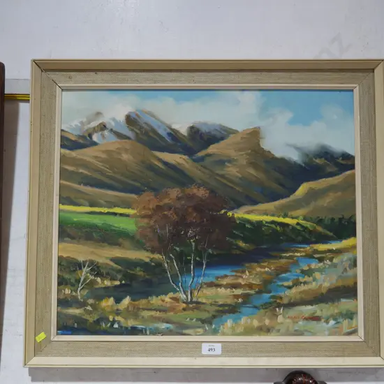 Alan Crombie oil painting