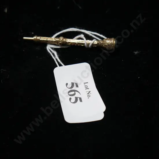 Gold propelling pencil