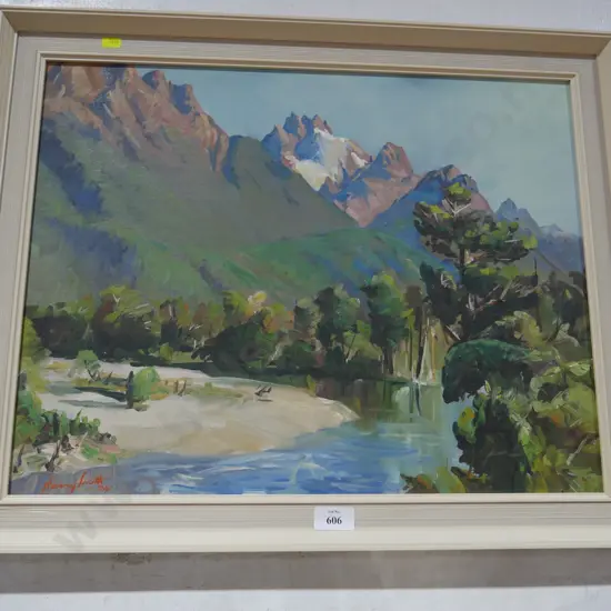 Oil painting. Harry Smith