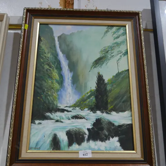 Oil painting. RK Wood