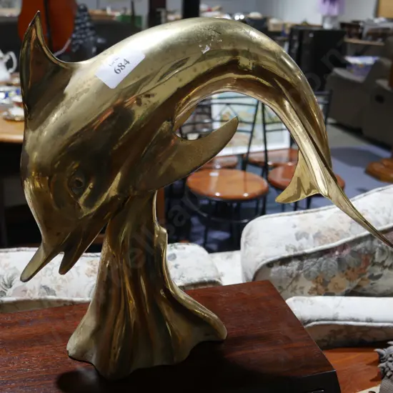 Brass dolphin