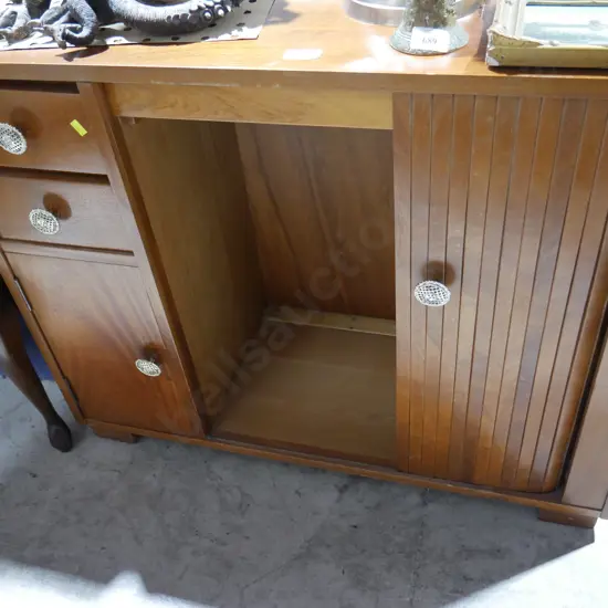 Sliding door cabinet