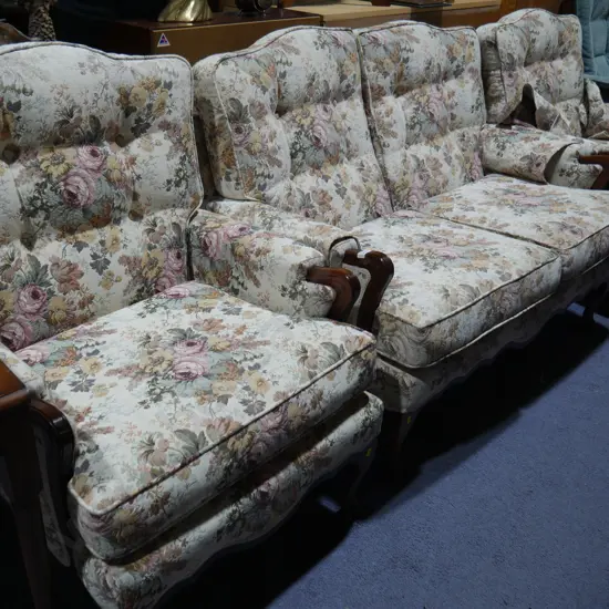 Floral lounge suite