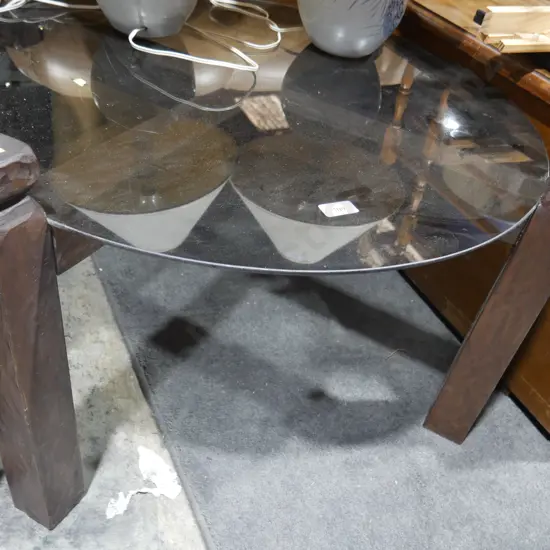Glass Top coffee table