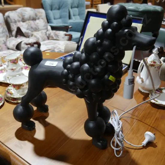 Poodle lamp