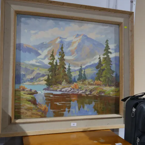 Oil painting. L Simpson