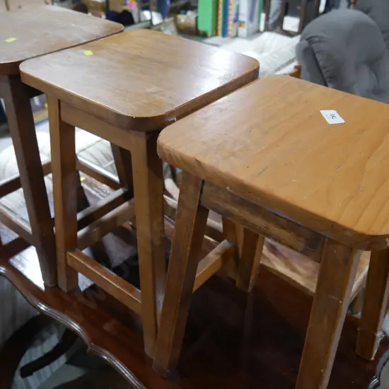 3 stools