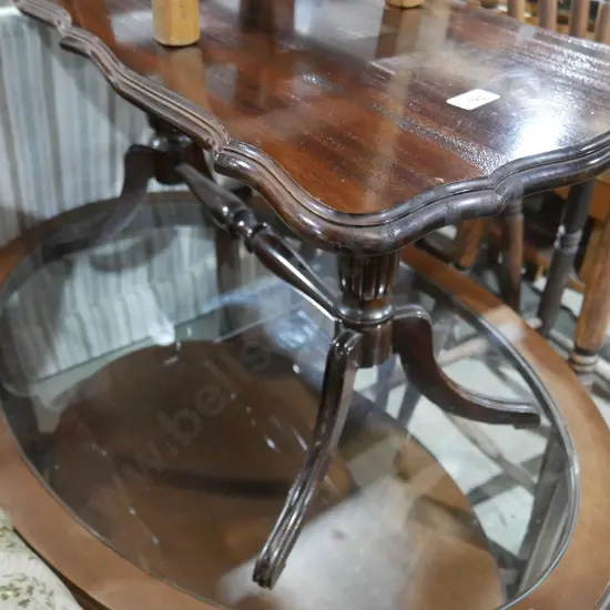 Mahogany coffee table