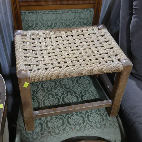 Edwardian chair and stool
