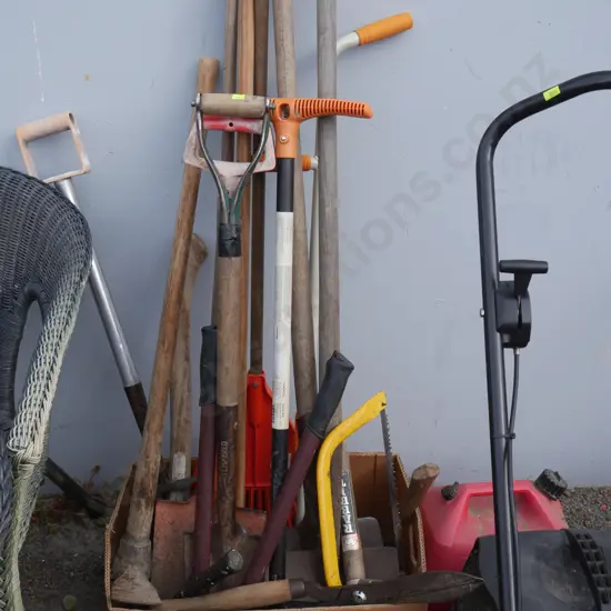 Assorted garden tools