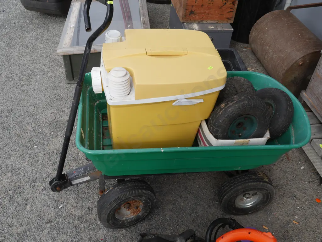 Garden cart and portable toilet Image 1++
