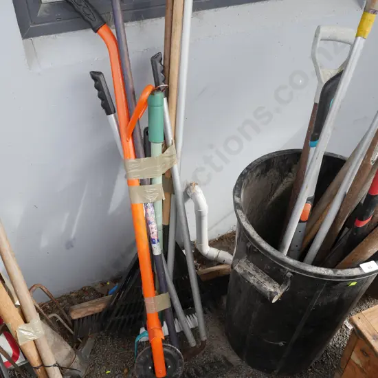 Assorted garden tools