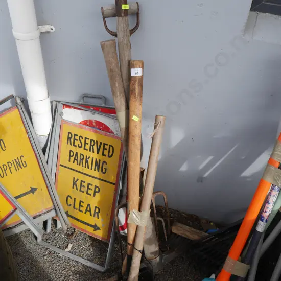 Assorted garden tools