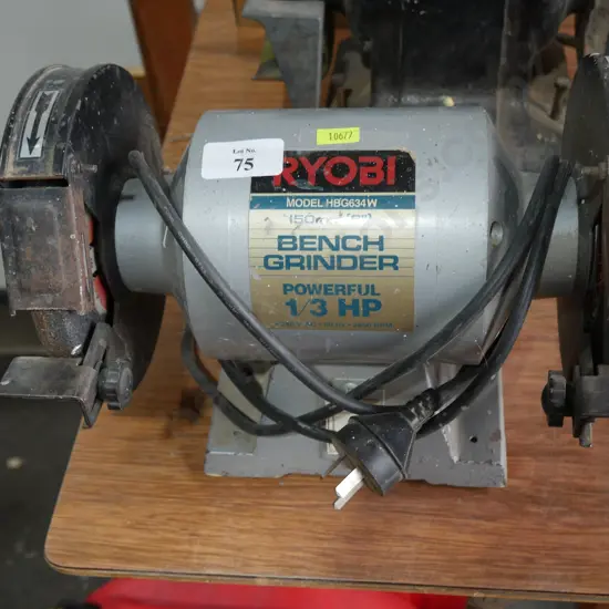 Ryobi bench grinder